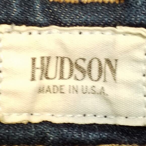 Hudson Womens Size 29 Denim Dark Wash Jeans Low Rise Bootcut Flap Pocket Y2K - Picture 6 of 8